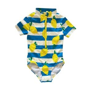 NWOT Mini Boden Lemon Swimsuit 2-3Y Girls